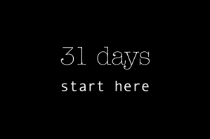Write 31 Days